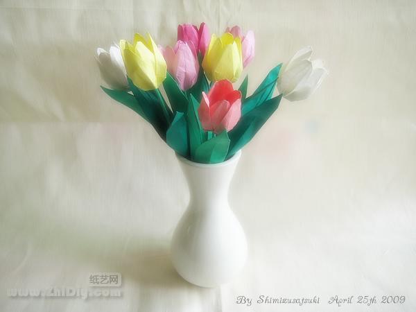 ˮµֽ㡤origami tulips